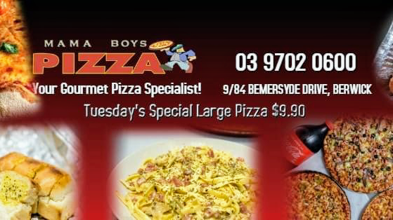 Mama Boys Pizza — halal Pizza restaurant in Berwick
