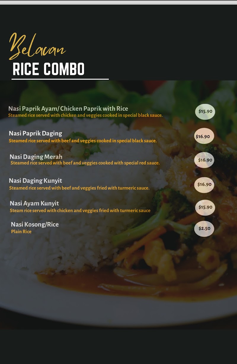 Taste of Borneo by Belacan — halal Malaysian restaurant in Springvale
